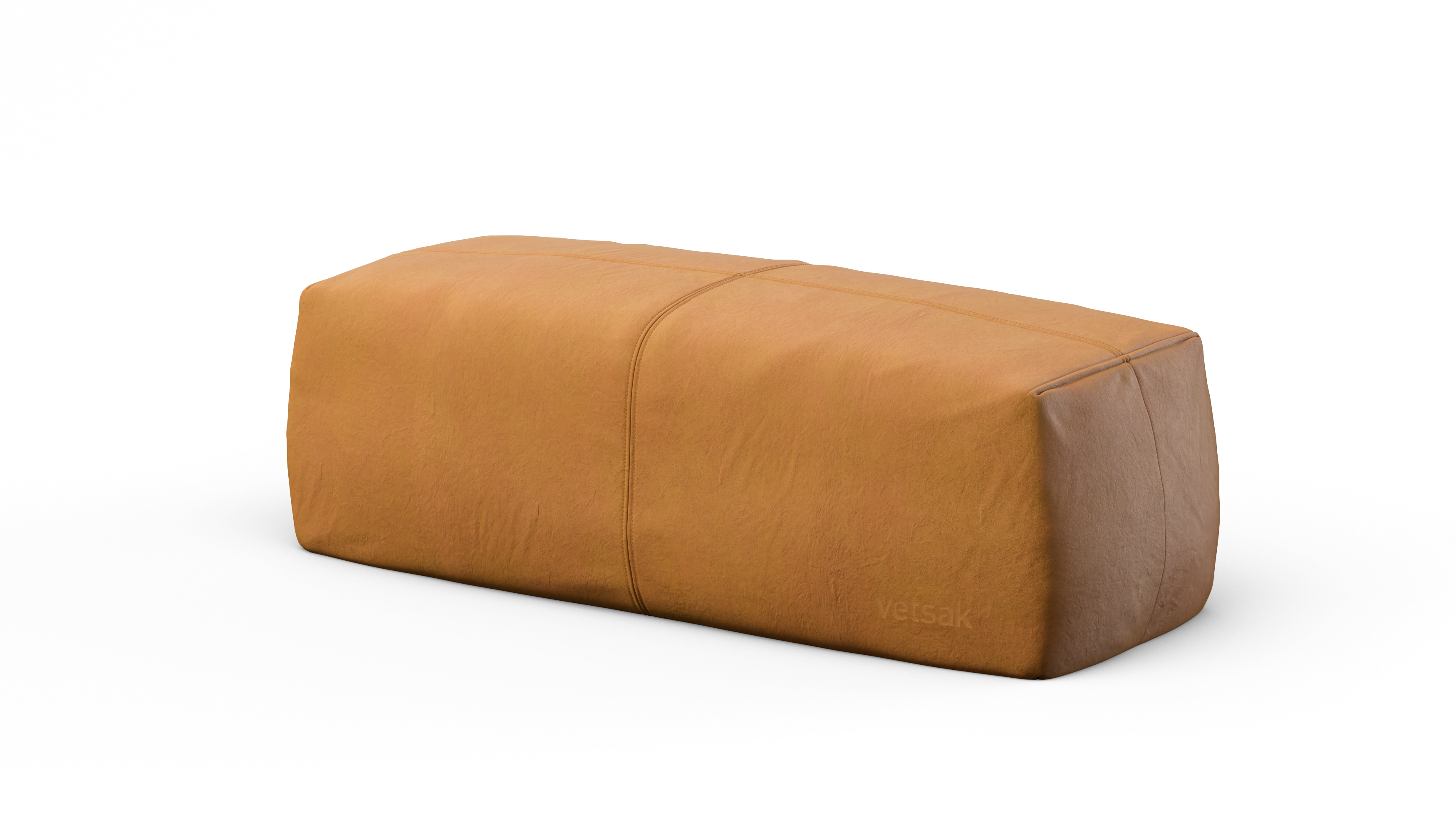 vetsak Lounge Pillow cuscino pelle marrone