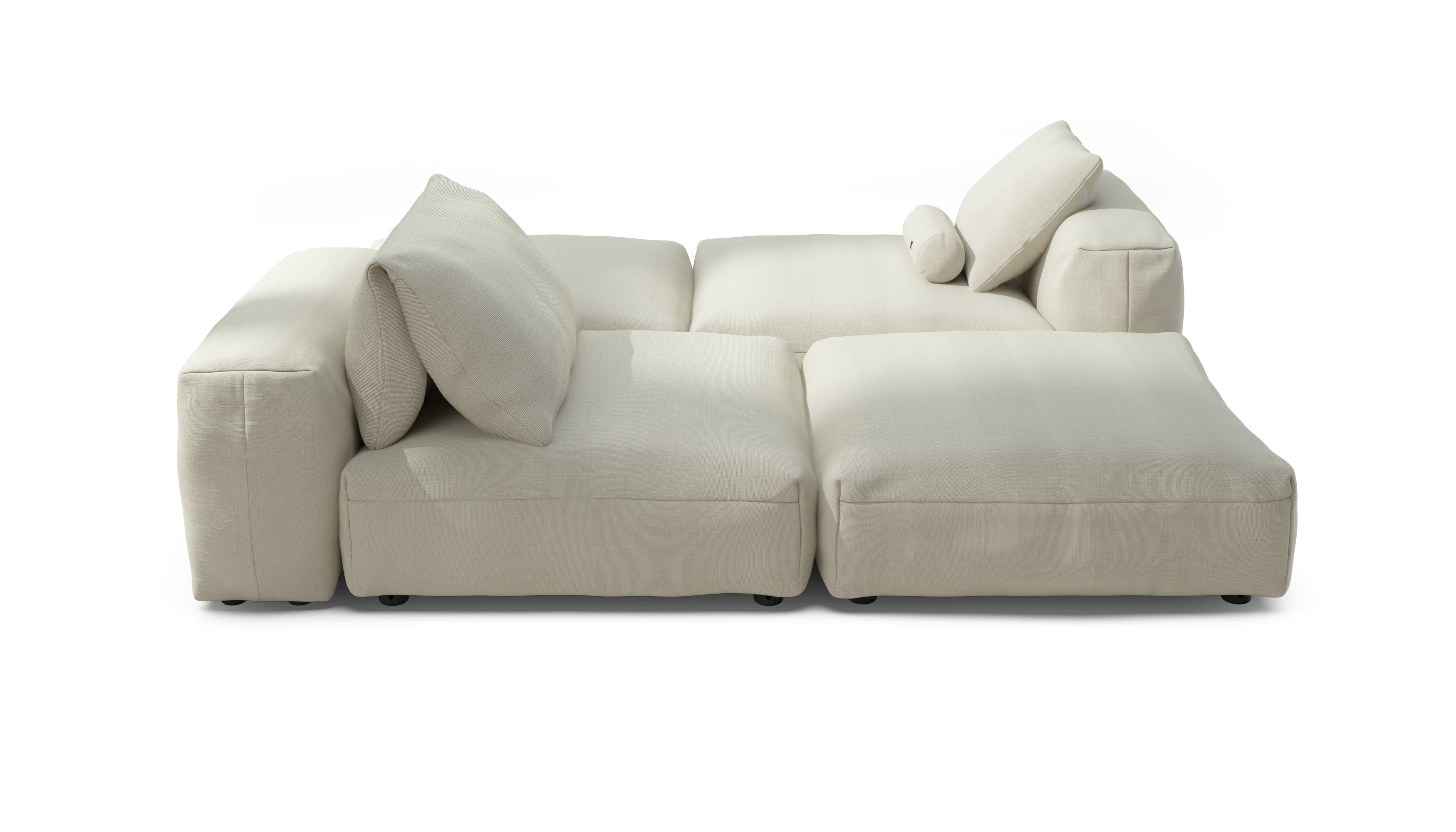 vetsak Sofa Set 08 Daybed divano esterno creme 210x241