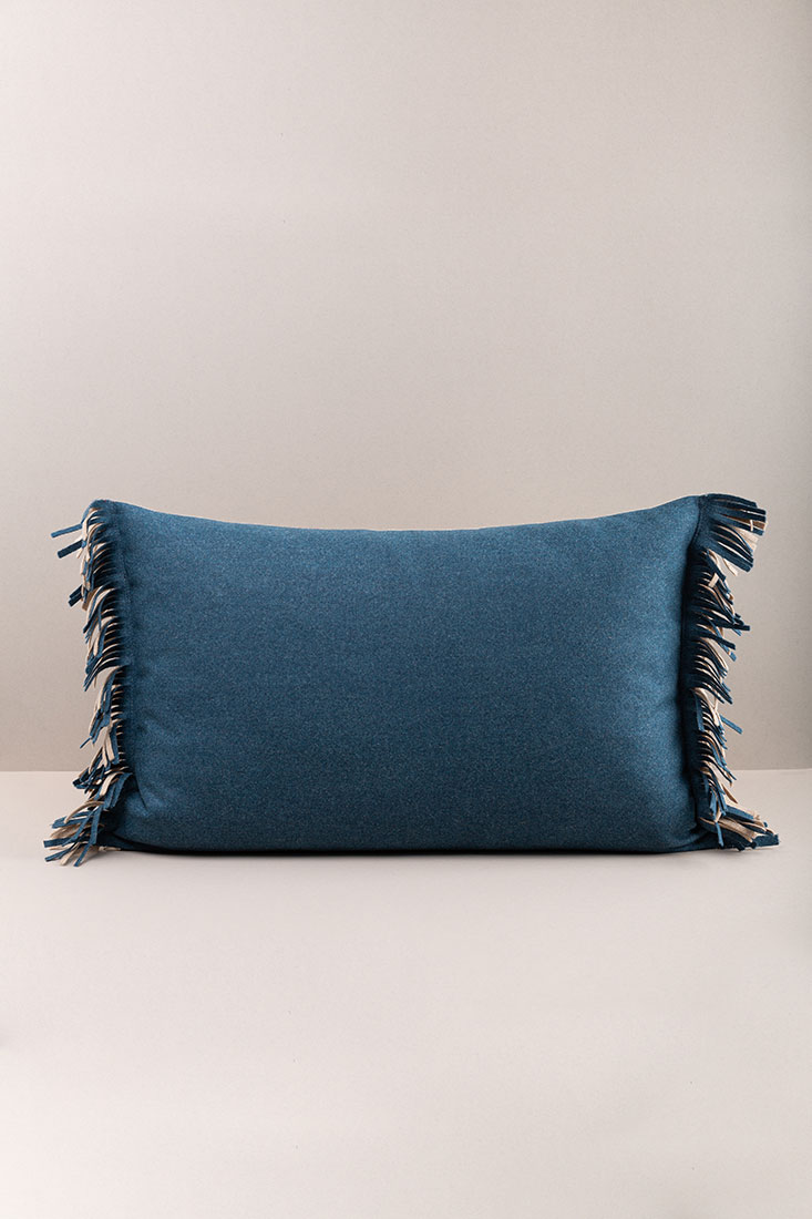 Ravasi Ibiza Uno cuscino arredo 60x38 panna cachemire