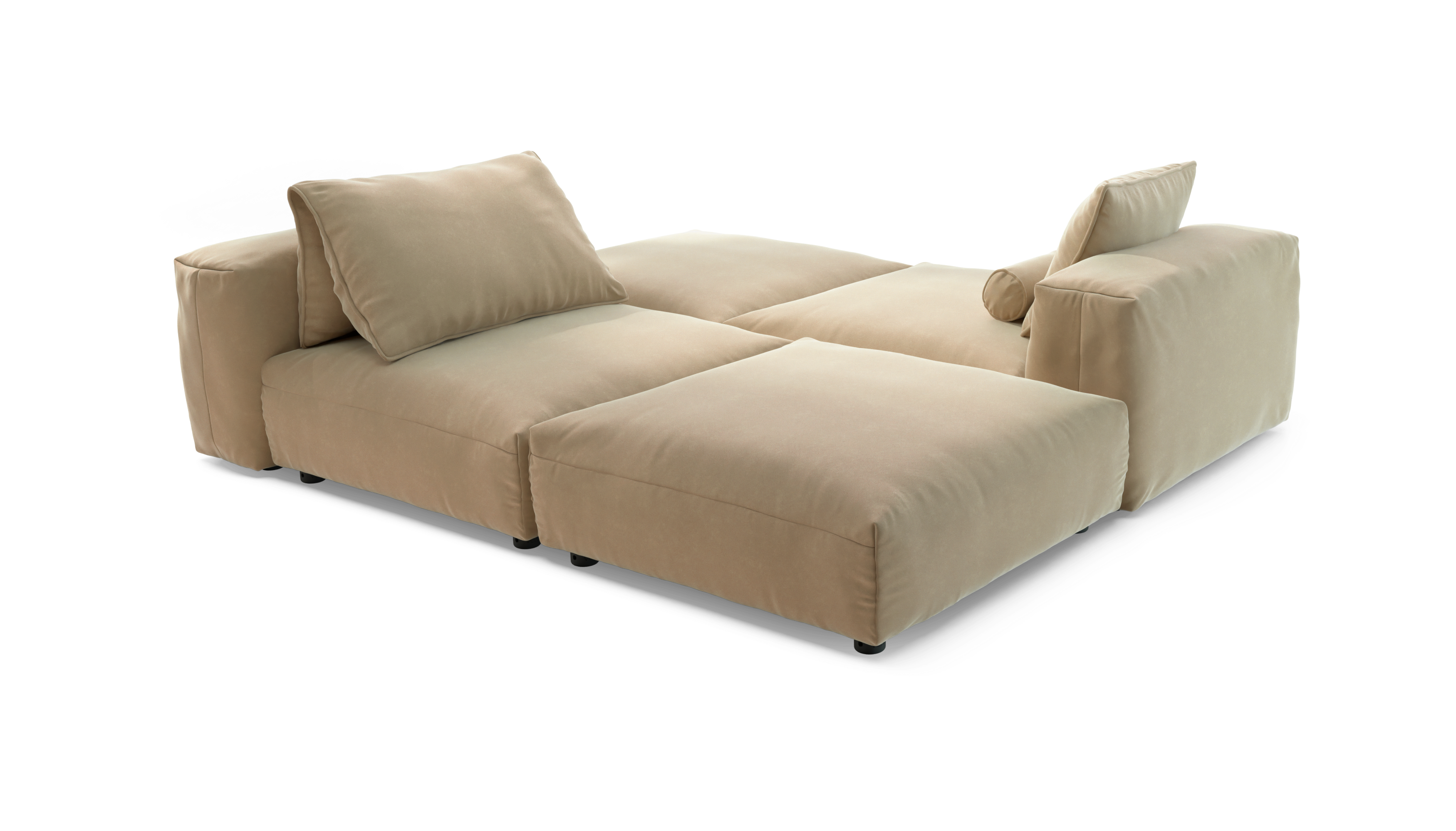 vetsak Sofa Set 08 Daybed divano isola creme 210x241