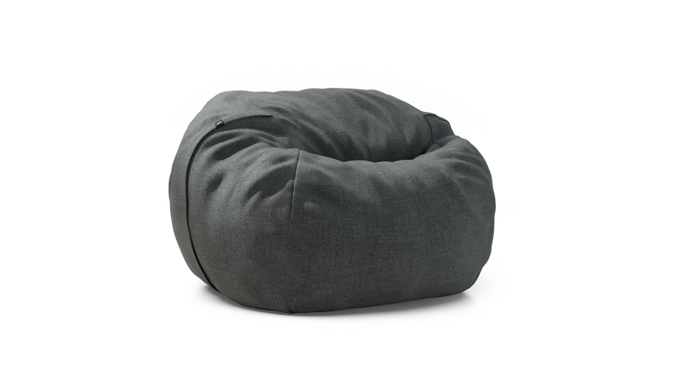 vetsak Pouf Medium pouf grigio scuro Piquè da esterno