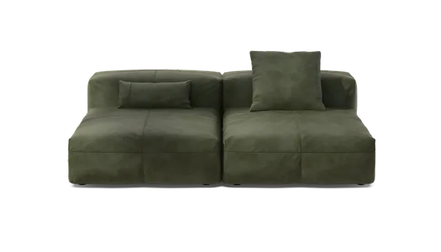 vetsak Sofa Set 01 Large divano pelle oliva