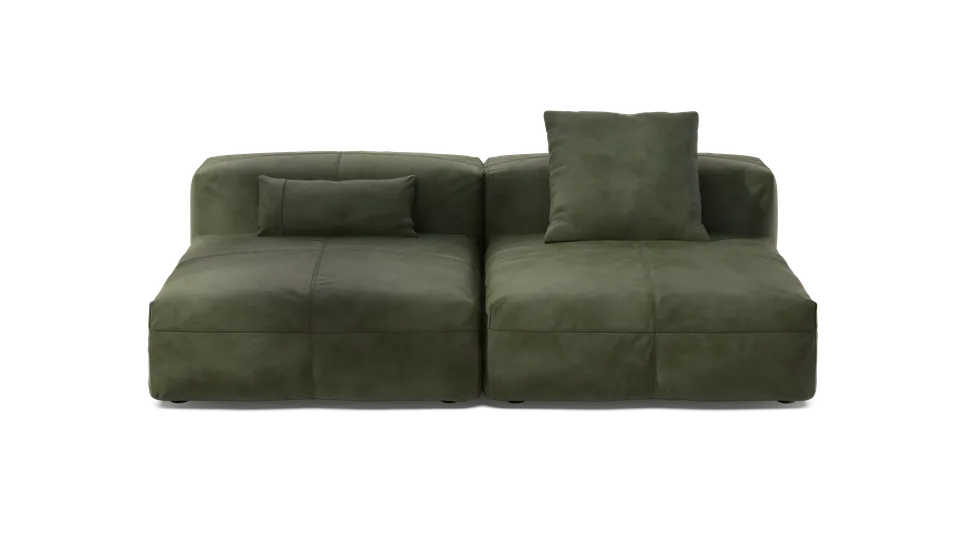 vetsak Sofa Set 01 Large divano pelle oliva
