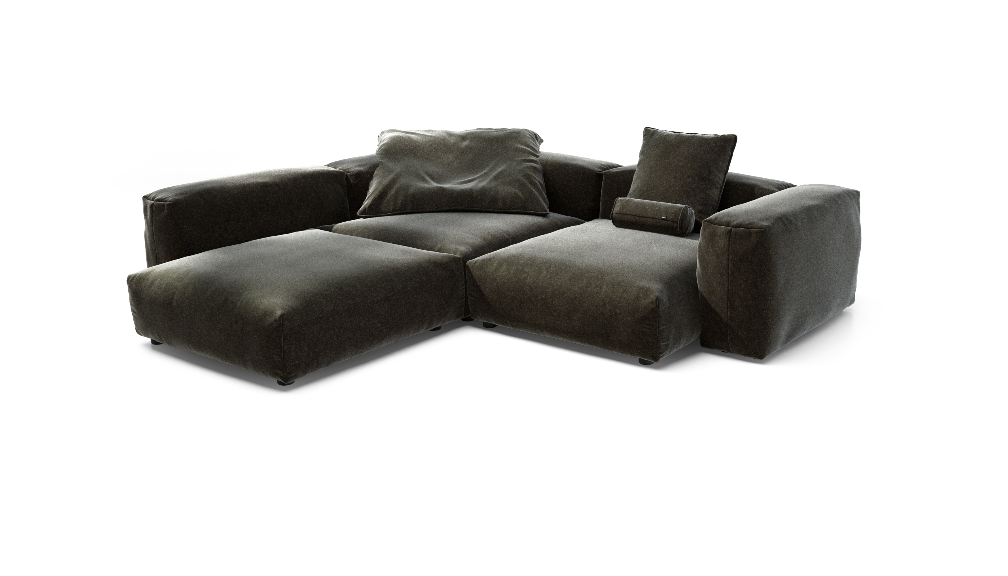 vetsak Sofa Set 05 divano modulare 5 posti Suave antracite