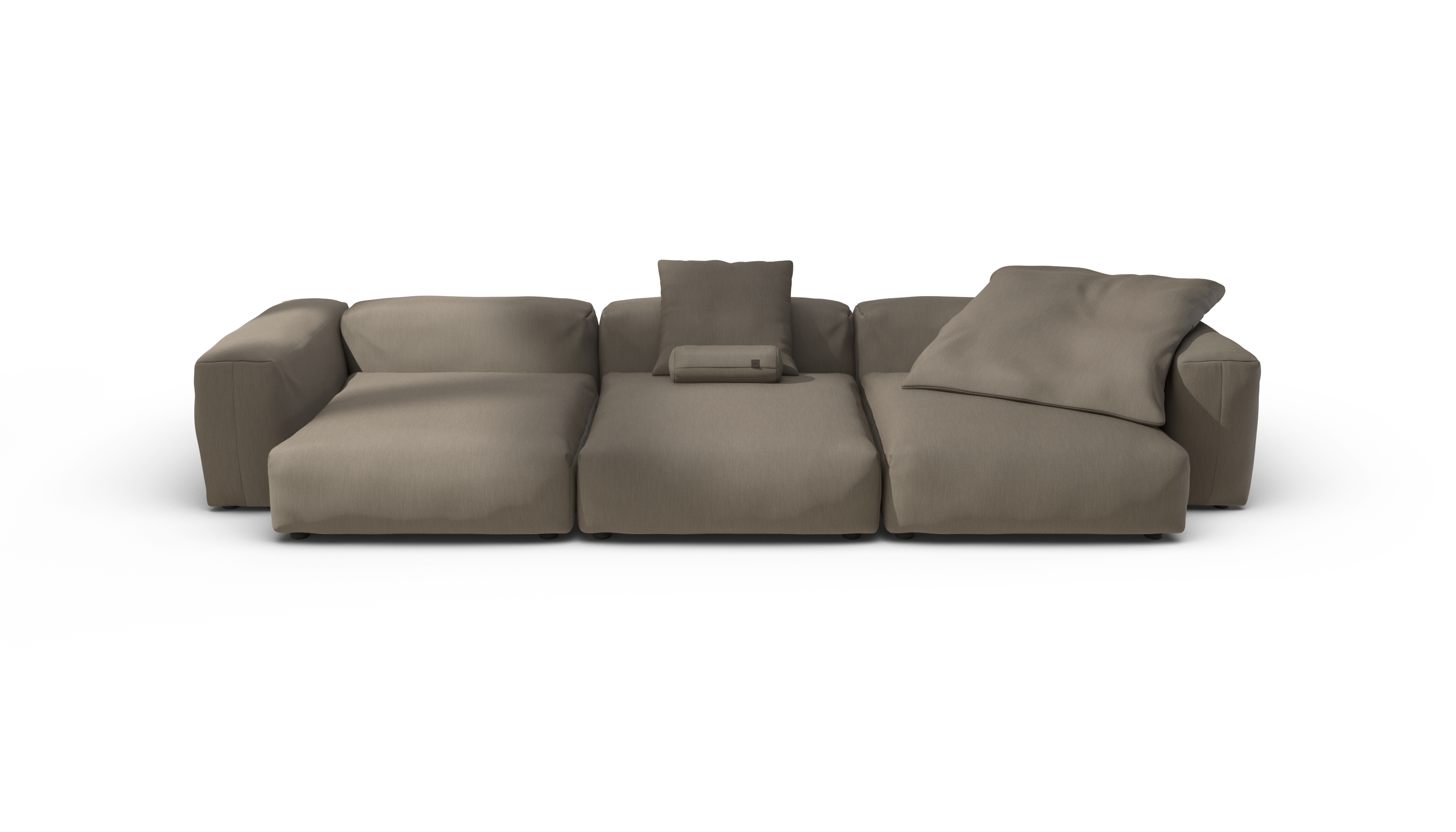Vetsak Sofa Set 05 divano modulare 5 posti driftwood esterno