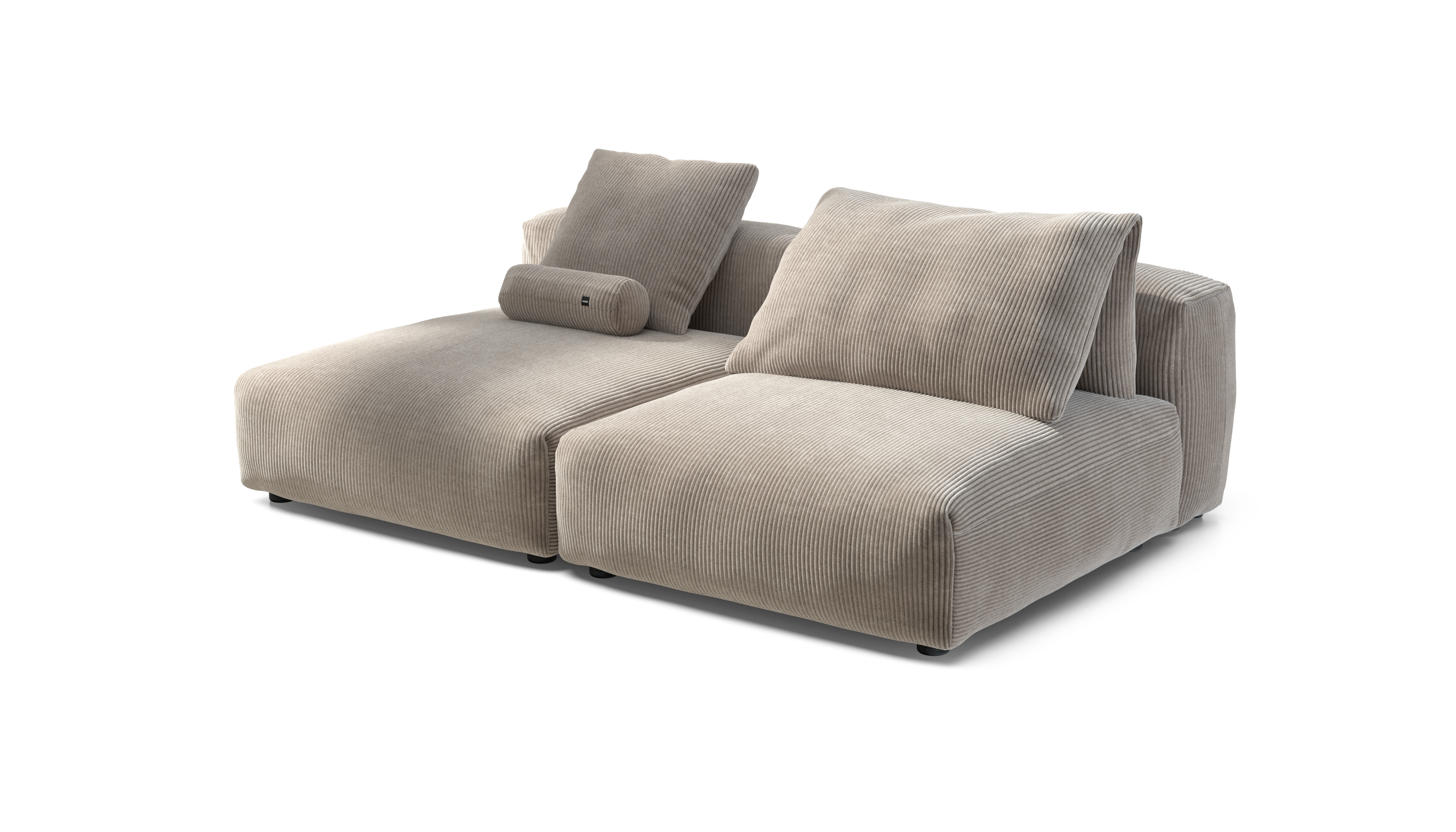vetsak Sofa Set 01 XL divano 3,5 posti platino 210x136