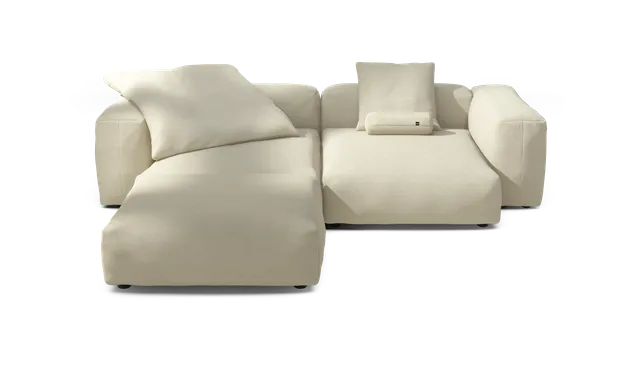 vetsak Sofa Set 03 divano angolare beige 272x220 cm seduta profonda