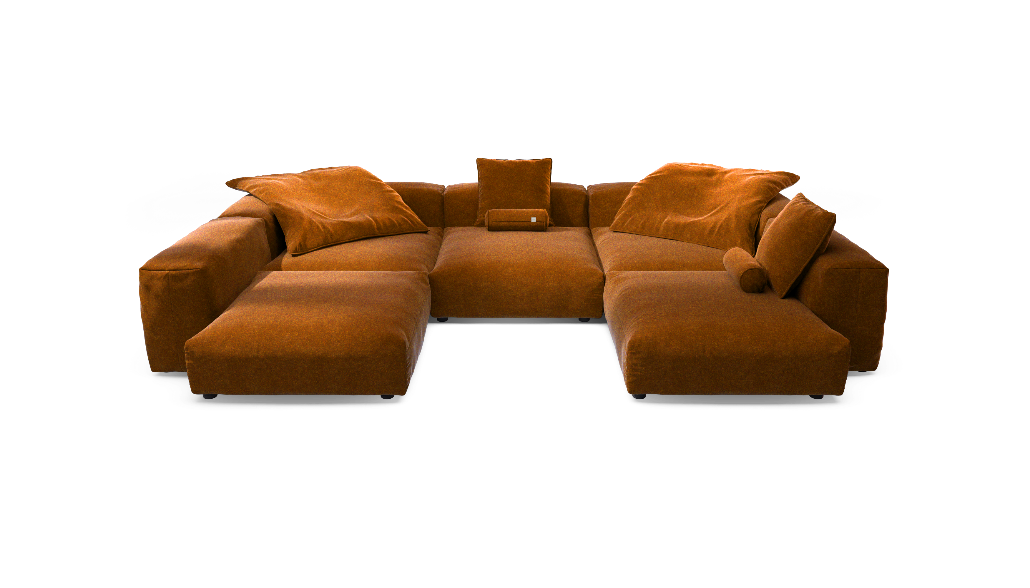 vetsak Sofa Set 06 divano angolare a U miele suave