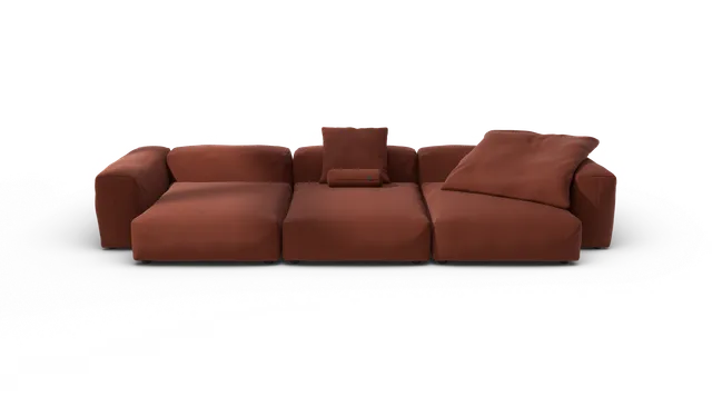 Vetsak Sofa Set 05 divano 5 posti zafferano da esterno