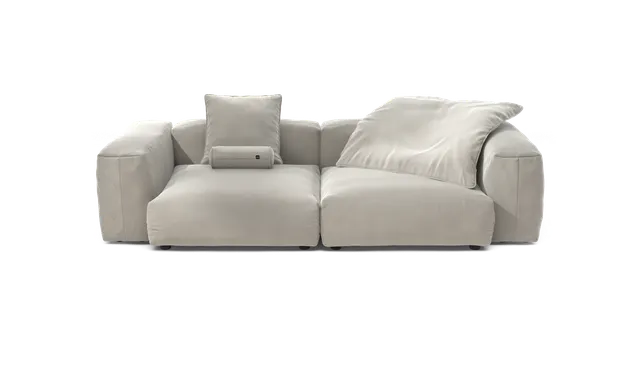 vetsak Sofa Set 02 Large divano modulare Suave Clay 272x115