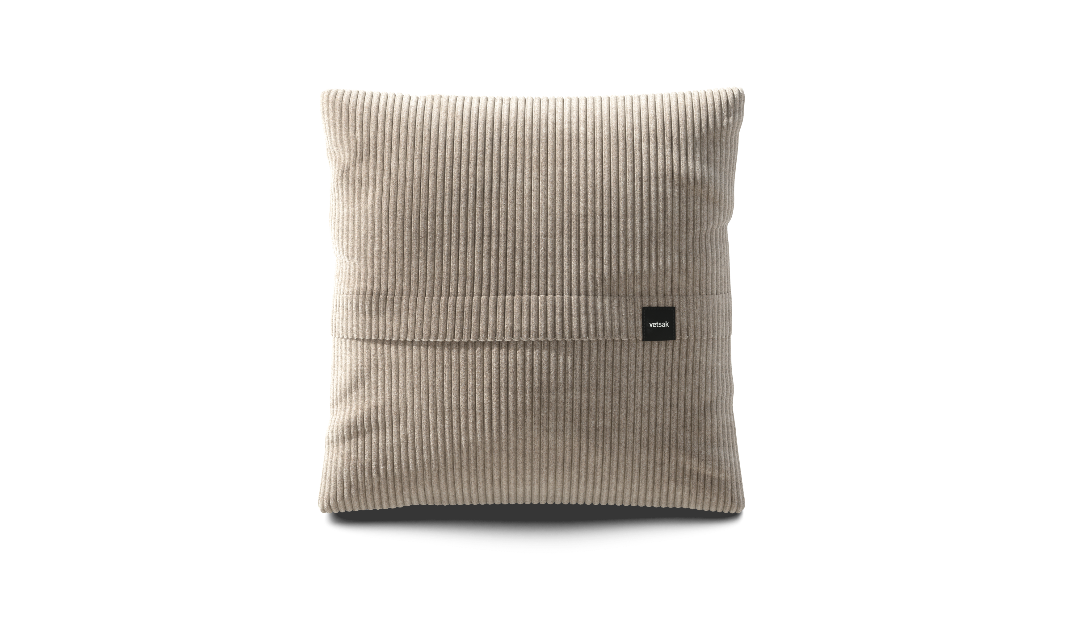 vetsak Big Pillow cuscino Cord Velour platino