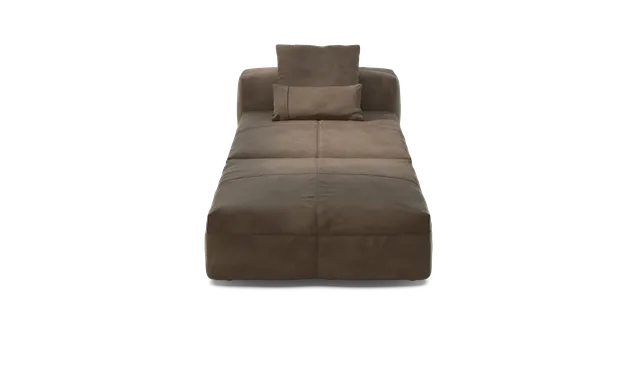 vetsak Set 07 divano modulare pelle cacao 105x220
