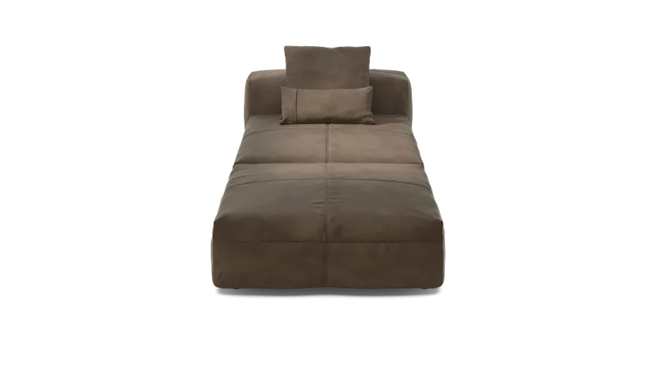 vetsak Set 07 divano modulare pelle cacao 105x220