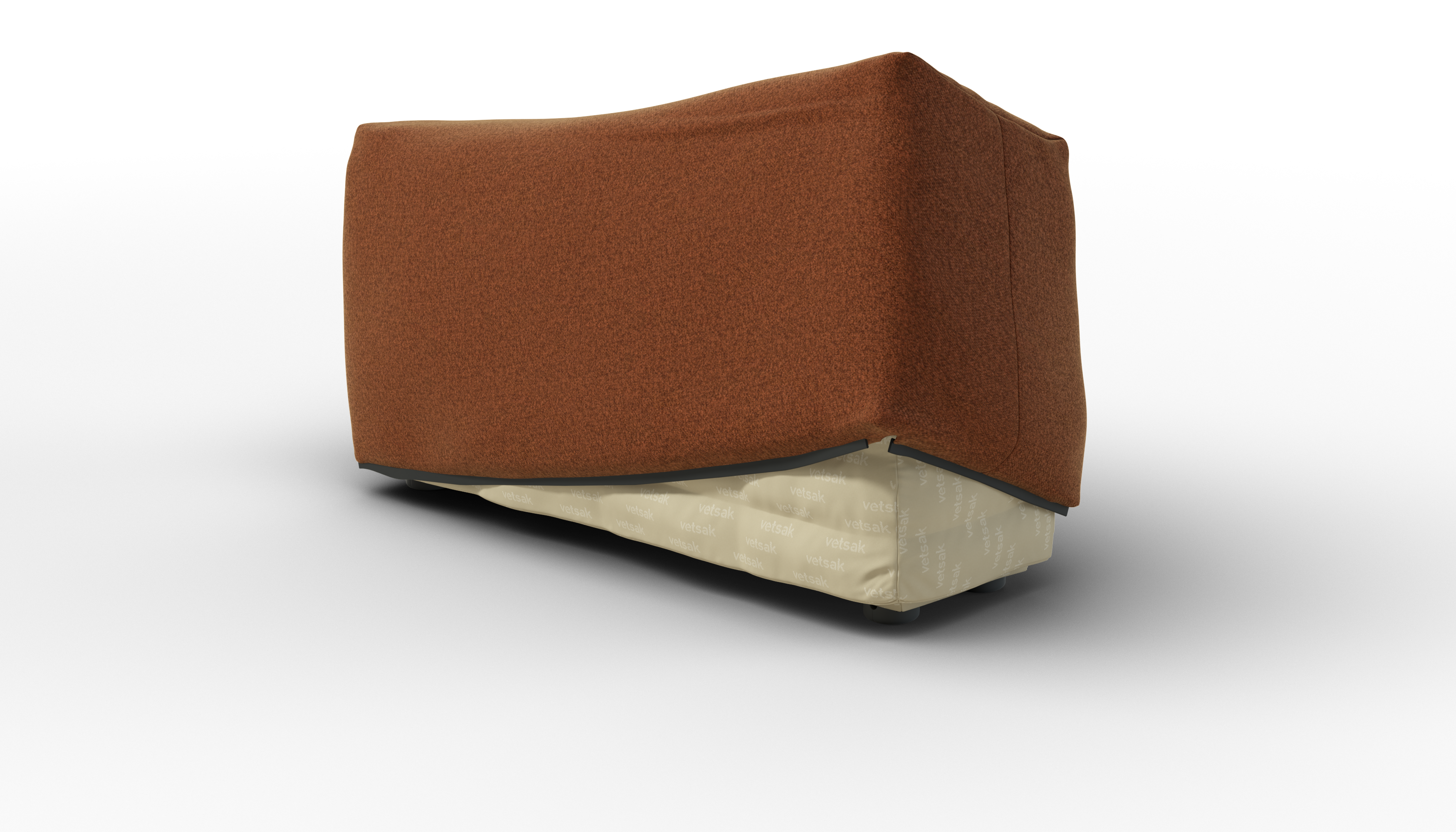 vetsak Sofa Side Medium fodera sponda terracotta 84x31 pebble