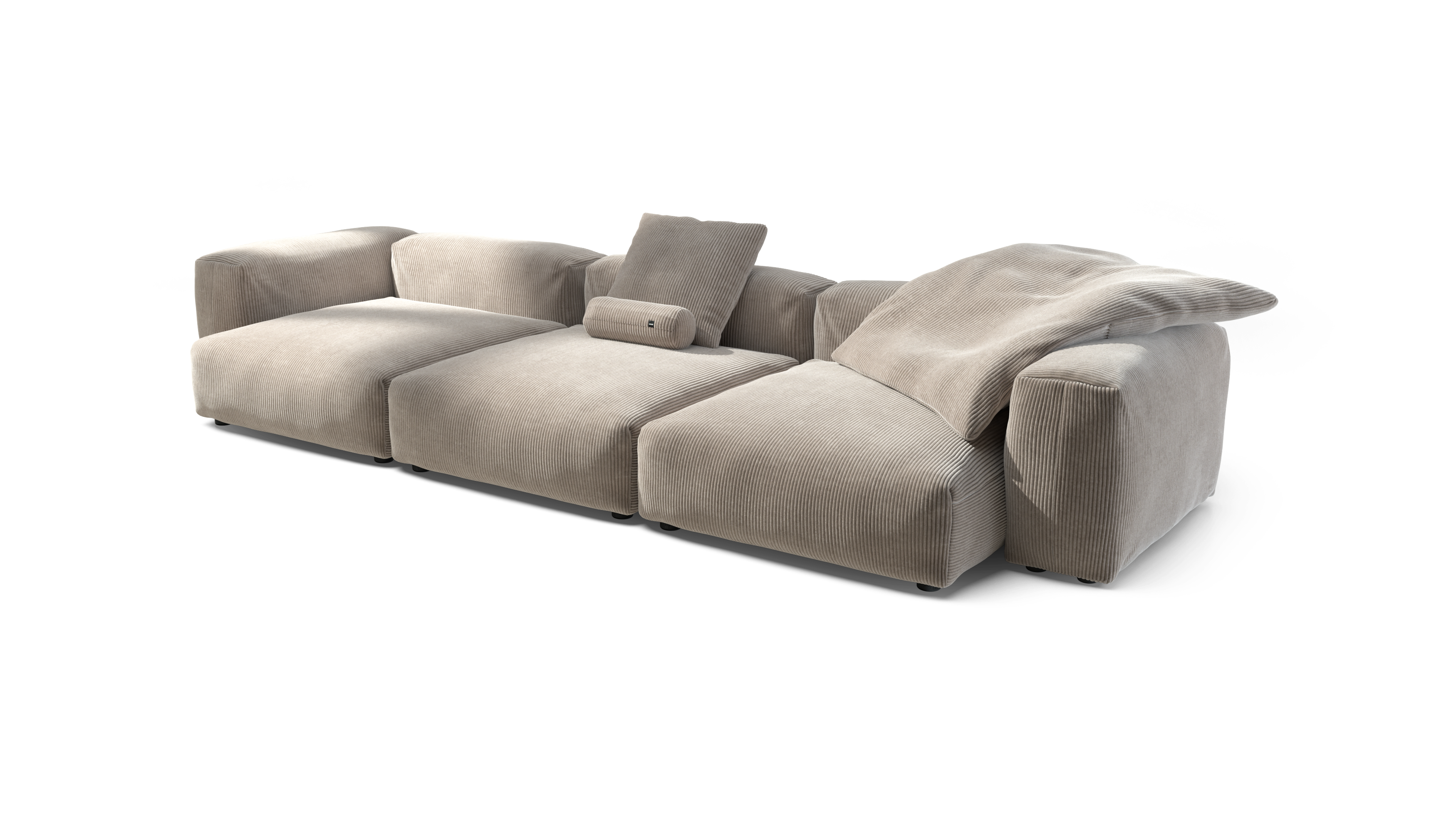 vetsak Sofa Set 05 divano modulare 5 posti platino