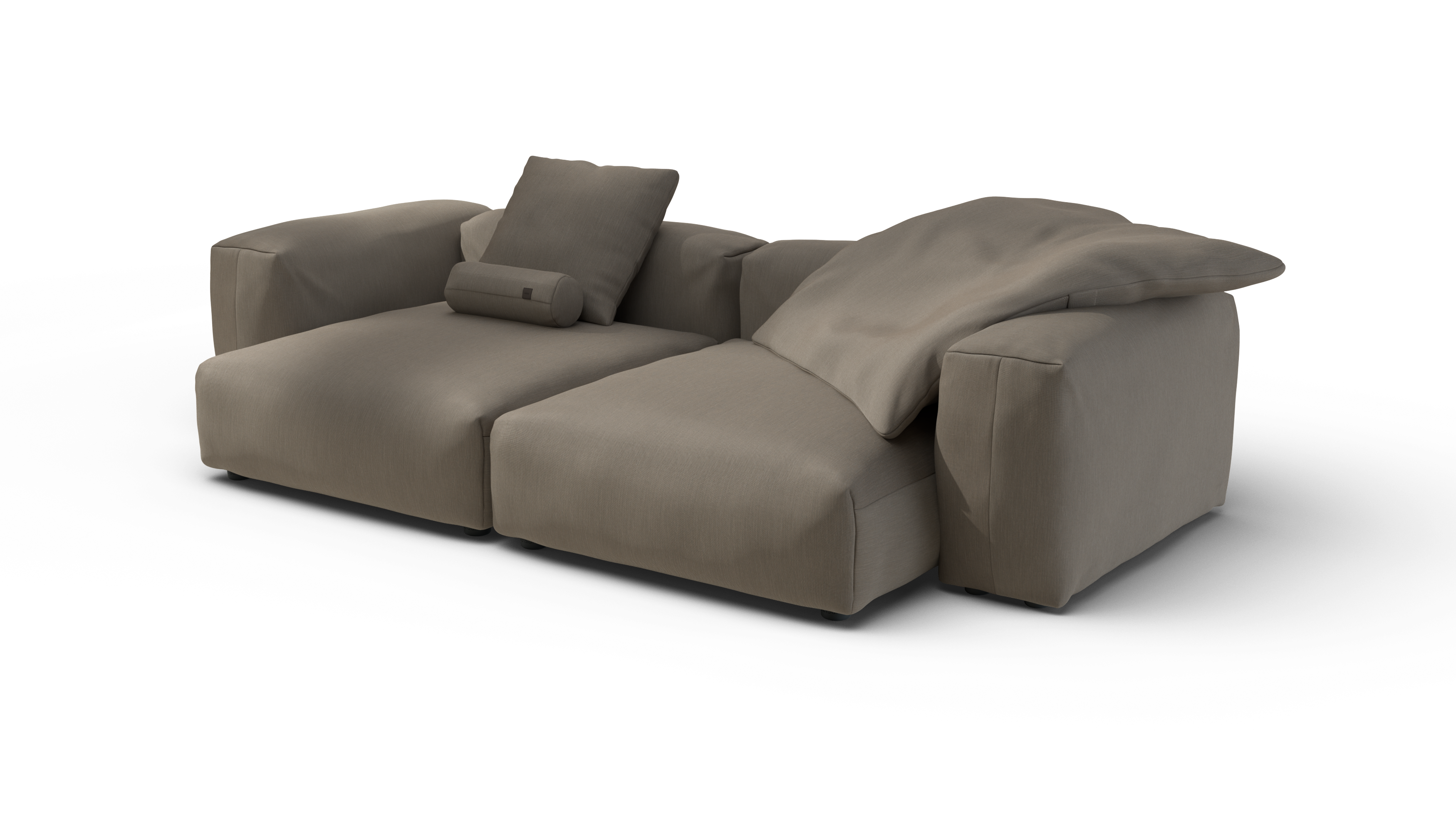 vetsak Sofa Set 02 XL divano esterno 4 posti driftwood