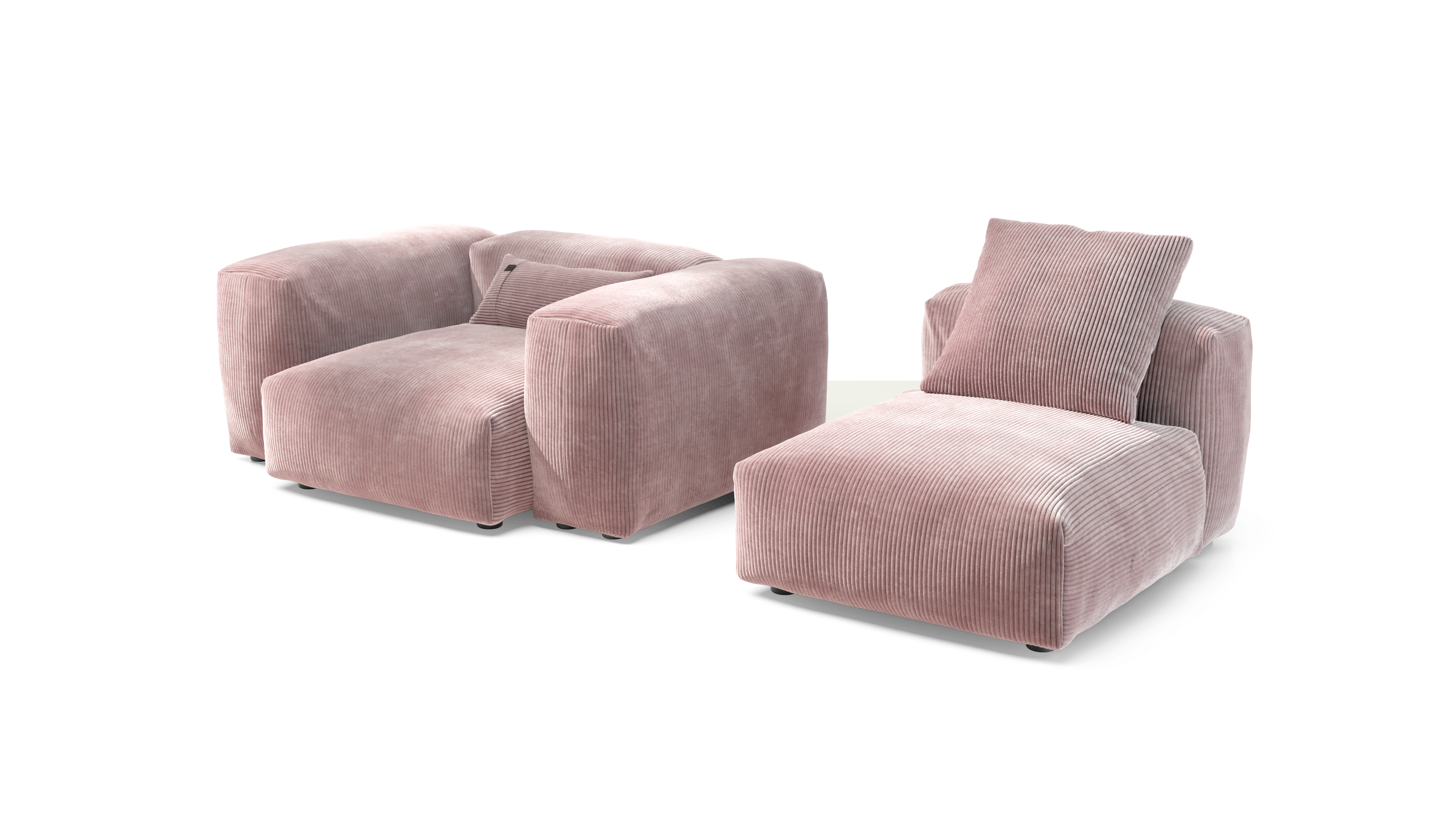 vetsak Sofa Set 02 Medium divano 2,5 posti blossom coste