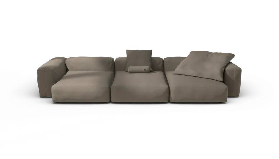 Vetsak Sofa Set 05 divano modulare 5 posti driftwood esterno