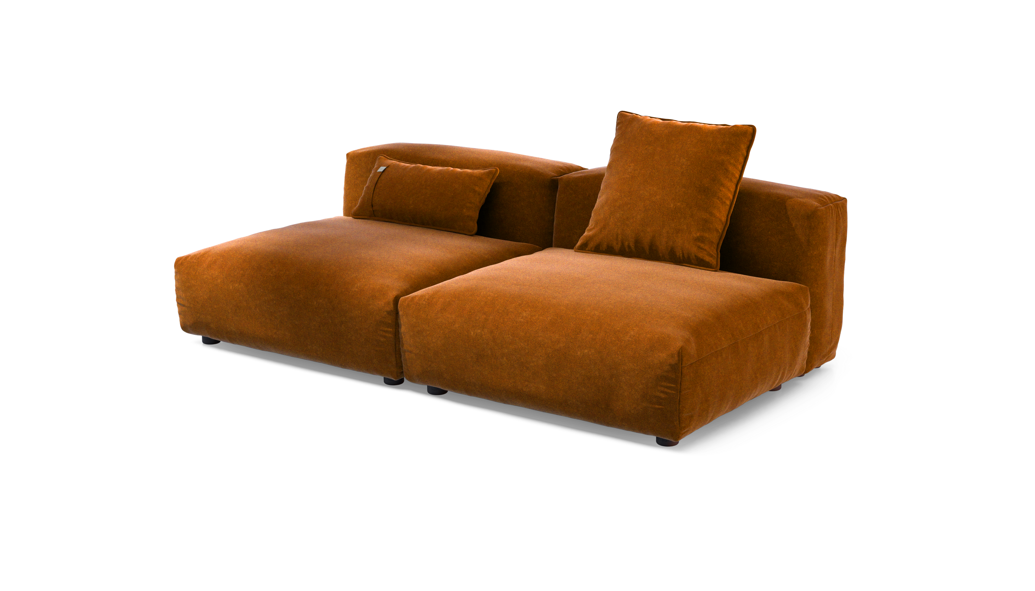 vetsak Sofa Set 01 Large divano miele 210x115 modulare