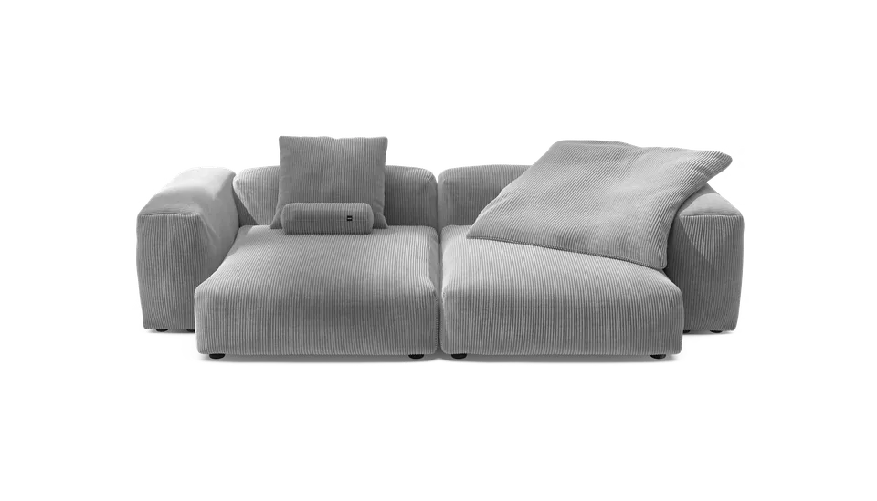 vetsak Sofa Set 02 XLarge divano grigio chiaro 272x136