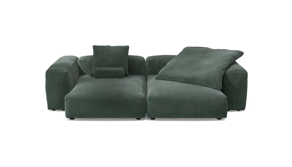 vetsak Sofa Set 02 XLarge divano modulare cord velour hunter 272x136