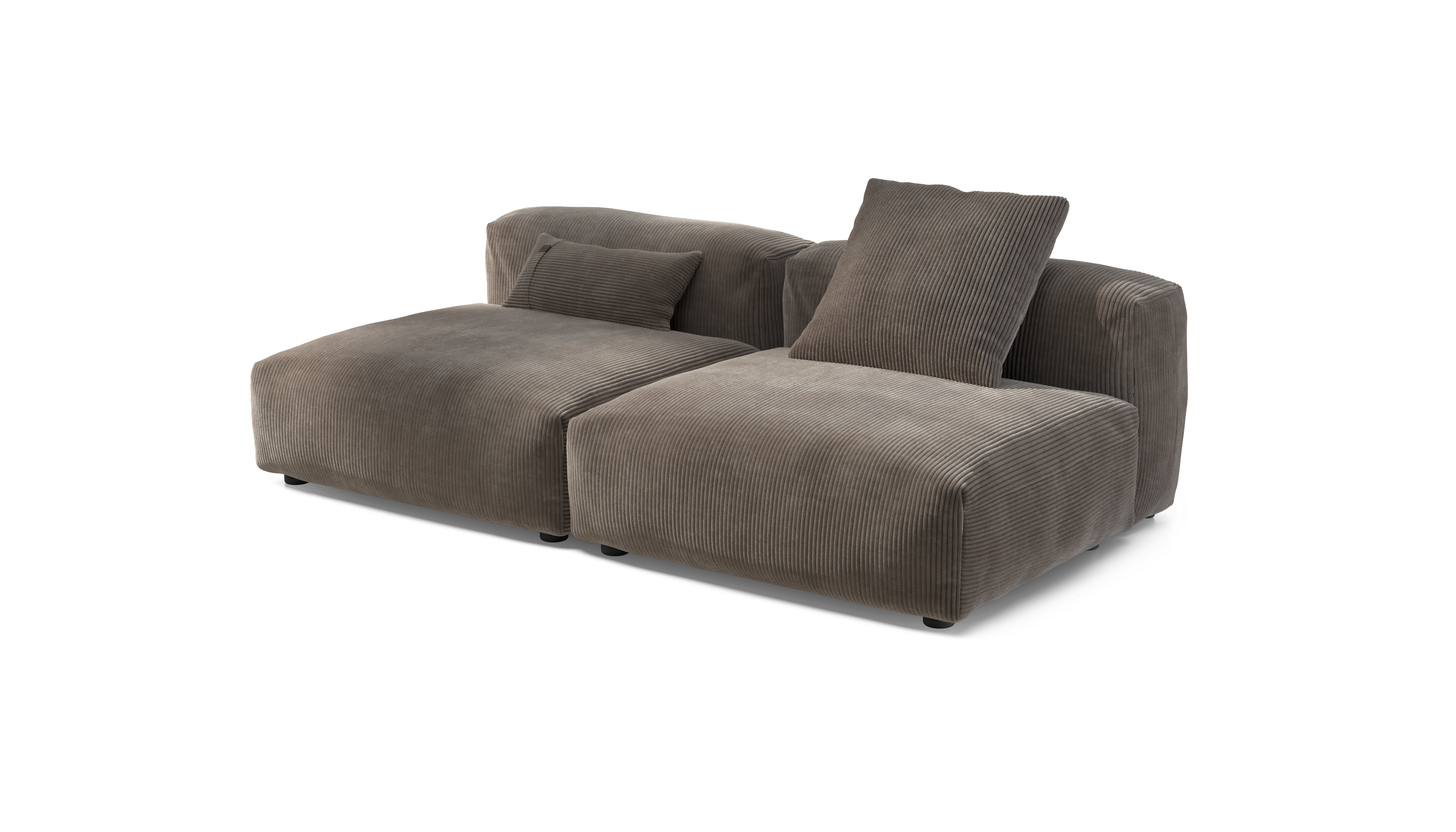vetsak Sofa Set 01 L divano modulare mocha velluto