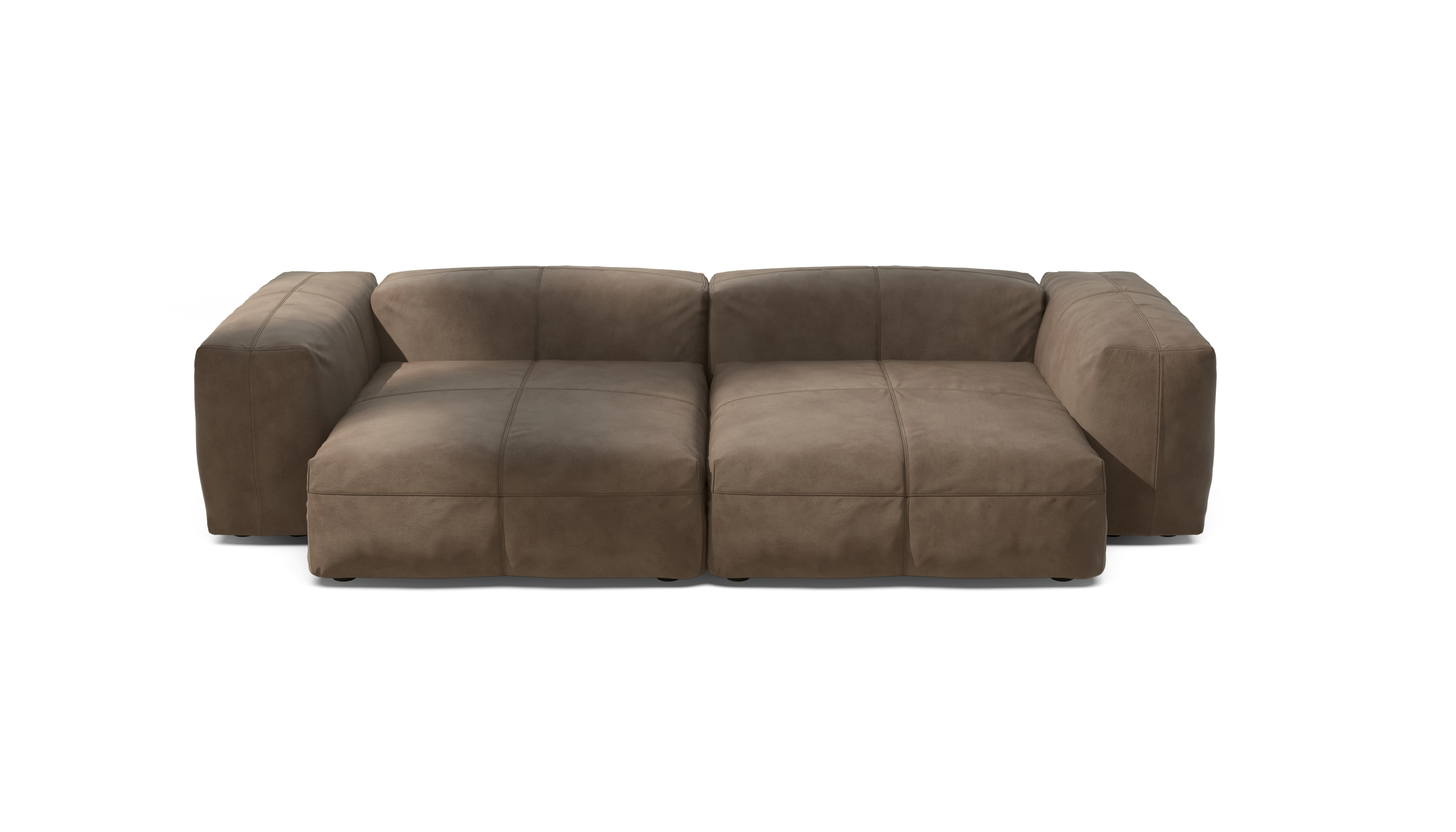 vetsak Sofa Set 02 XLarge divano pelle cacao 272x136 cm