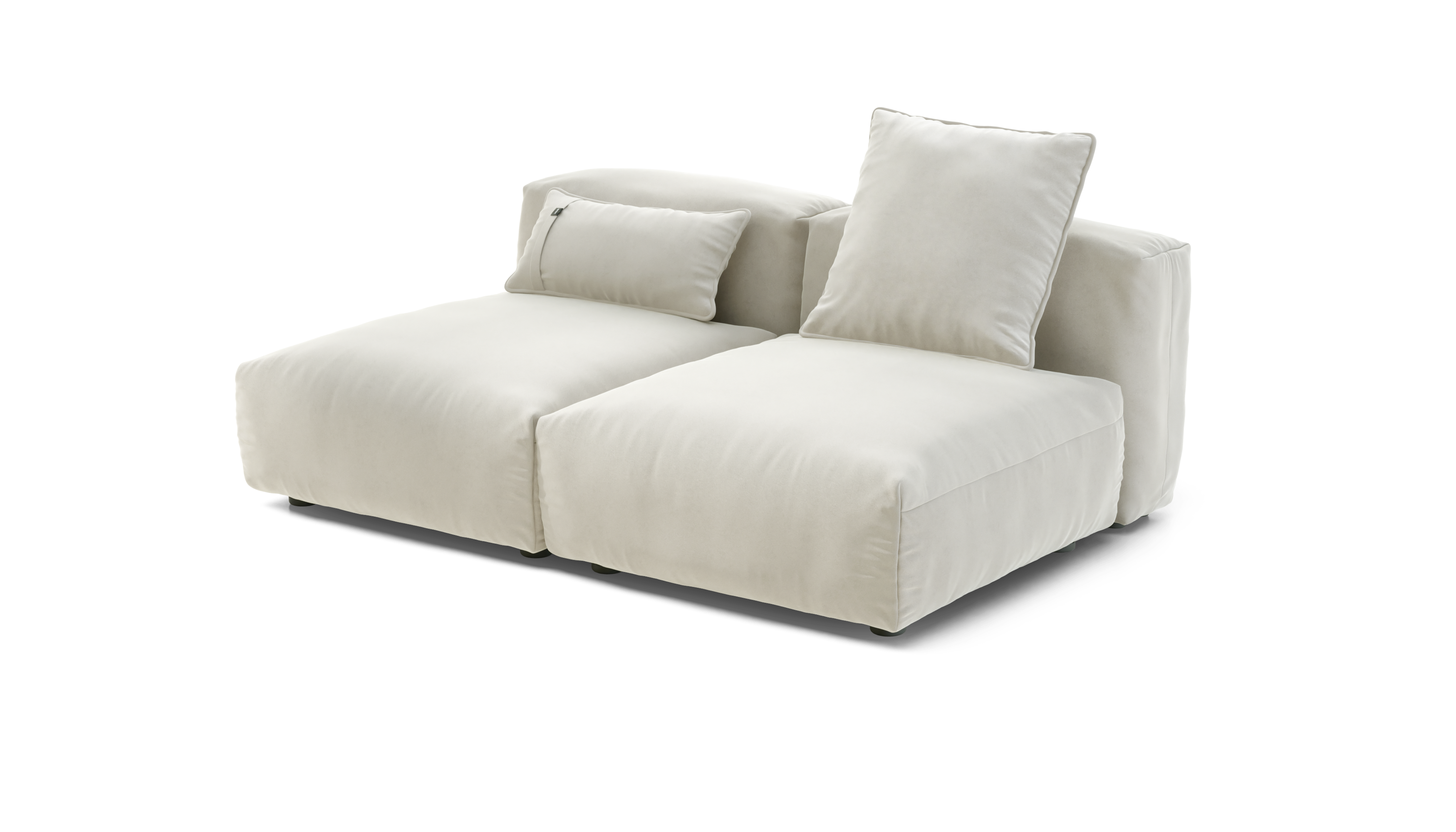 vetsak Sofa Set 01 Medium divano modulare Suave Pearl 2,5 posti