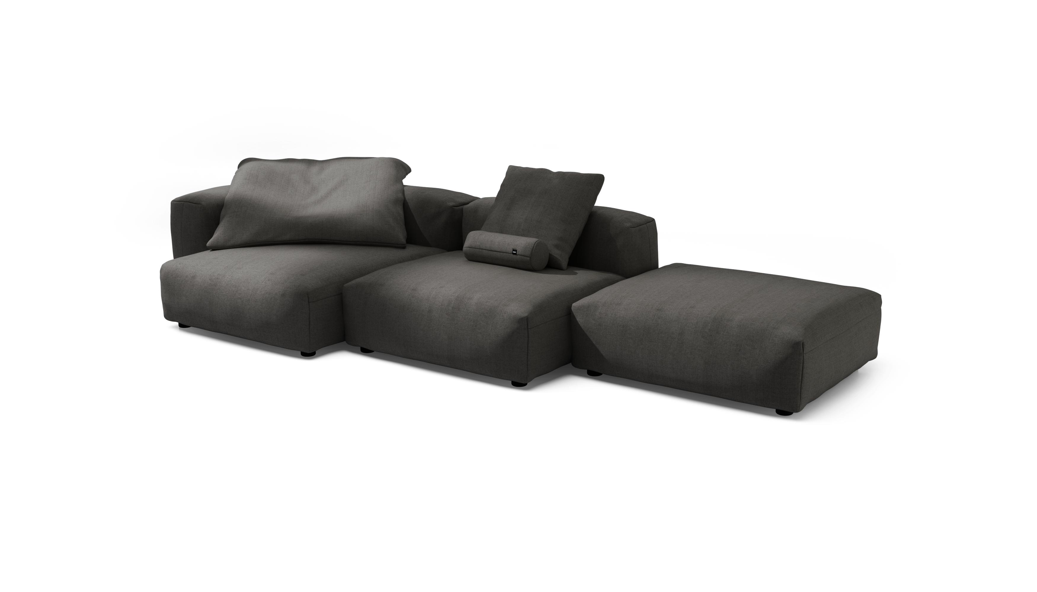 vetsak Sofa Set 04 Herringbone divano 5 posti grigio