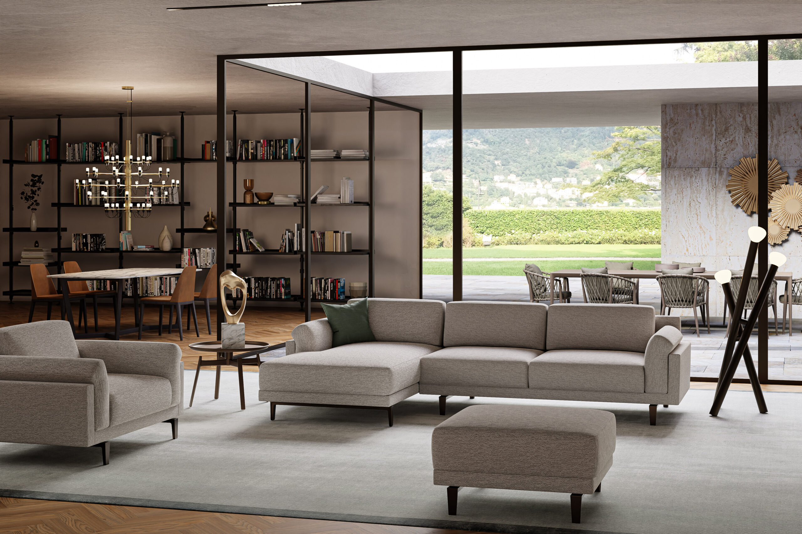 Swan Italia Berry divano forme morbide